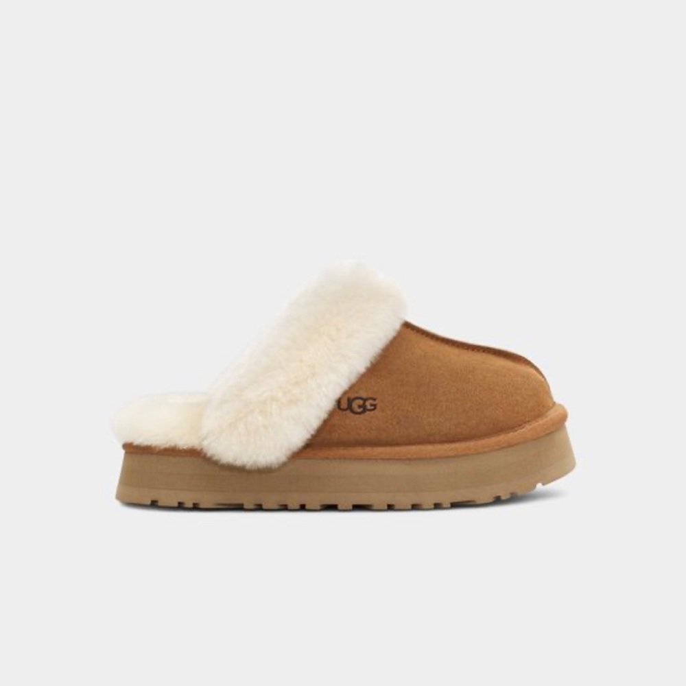 Brand New UGG Disquette Slippers Chestnut